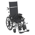 Drive Medical Viper Plus Light Weight Reclining Wheelchair - 14" Seat pl414rbdda